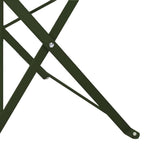 vidaXL Tuinstoel Die Opgevouwen Kan Worden 2 pcs Groen 42 x 46 x 82cm