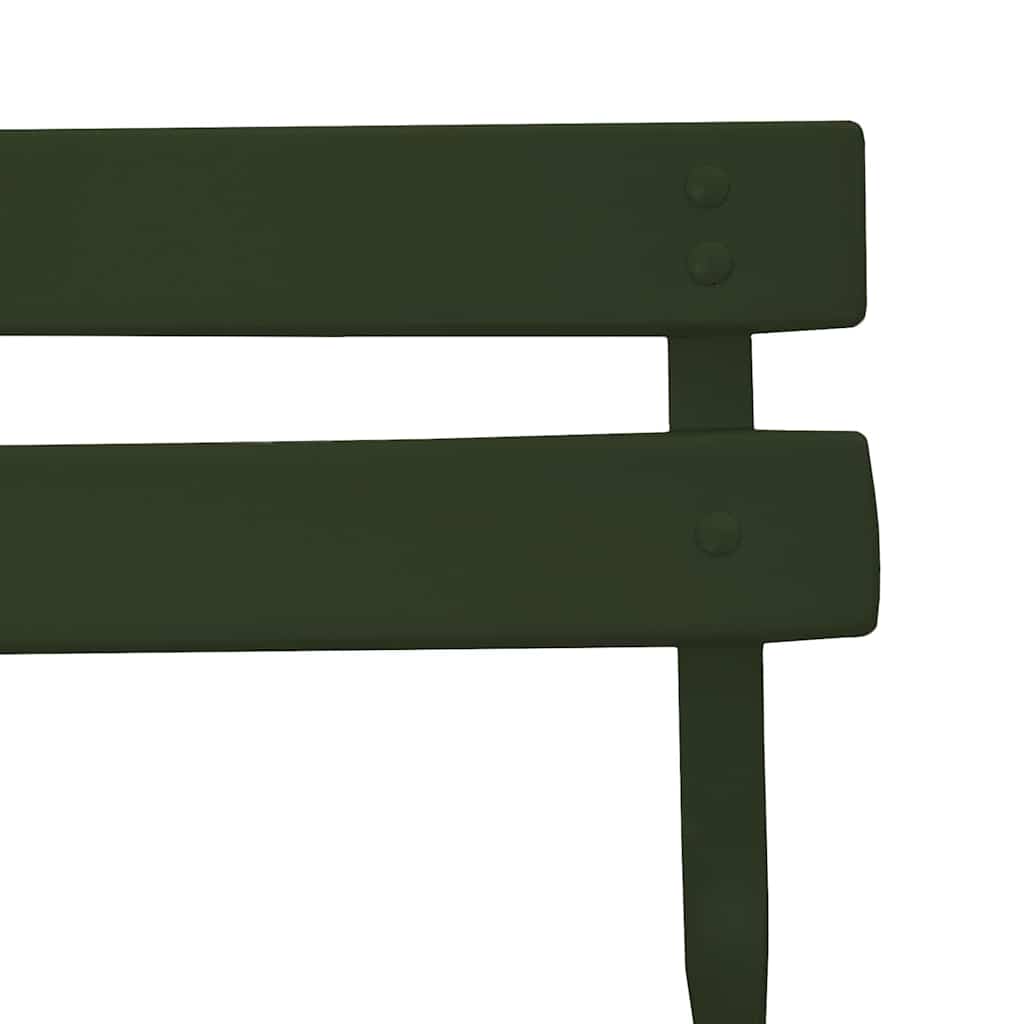 vidaXL Tuinstoel Die Opgevouwen Kan Worden 2 pcs Groen 42 x 46 x 82cm
