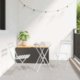 vidaXL Tuinstoel Die Opgevouwen Kan Worden 2 pcs Groen 42 x 46 x 82cm