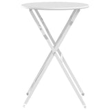 vidaXL Bistrotafel Donkergroen Ø 50 x 71 cm Poedergecoat staal