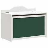vidaXL Doos met opslag en krijtbord voorkant ROROS Wit 73 x 40 x 55 cm