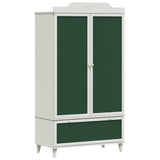 vidaXL Krijtbord Garderobe ROROS Wit 90 x 45 x 165 cm Bewerkt hout