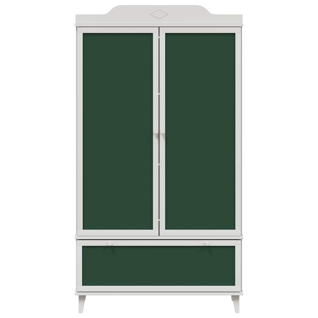 vidaXL Krijtbord Garderobe ROROS Wit 90 x 45 x 165 cm Bewerkt hout