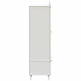 vidaXL Krijtbord Garderobe ROROS Wit 90 x 45 x 165 cm Bewerkt hout