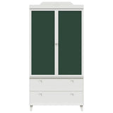 vidaXL Chalkboard Wardrobe ROROS White 90 x 45 x 180 cm Engineered Wood