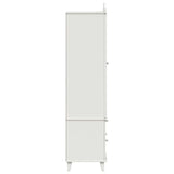vidaXL Chalkboard Wardrobe ROROS White 90 x 45 x 180 cm Engineered Wood