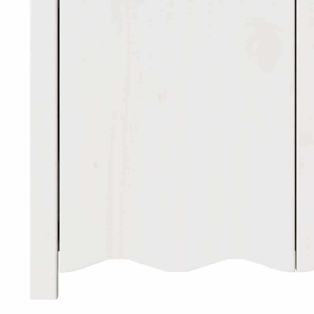 vidaXL Dressoir Drammen Eiken 114 x 43 x 75,5 cm Massief grenenhout