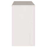 vidaXL Dressoir Drammen Eiken 114 x 43 x 75,5 cm Massief grenenhout