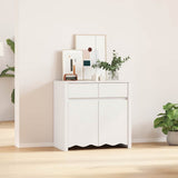 vidaXL Dressoir Drammen Eiken 79 x 43 x 75,5 cm Massief grenenhout