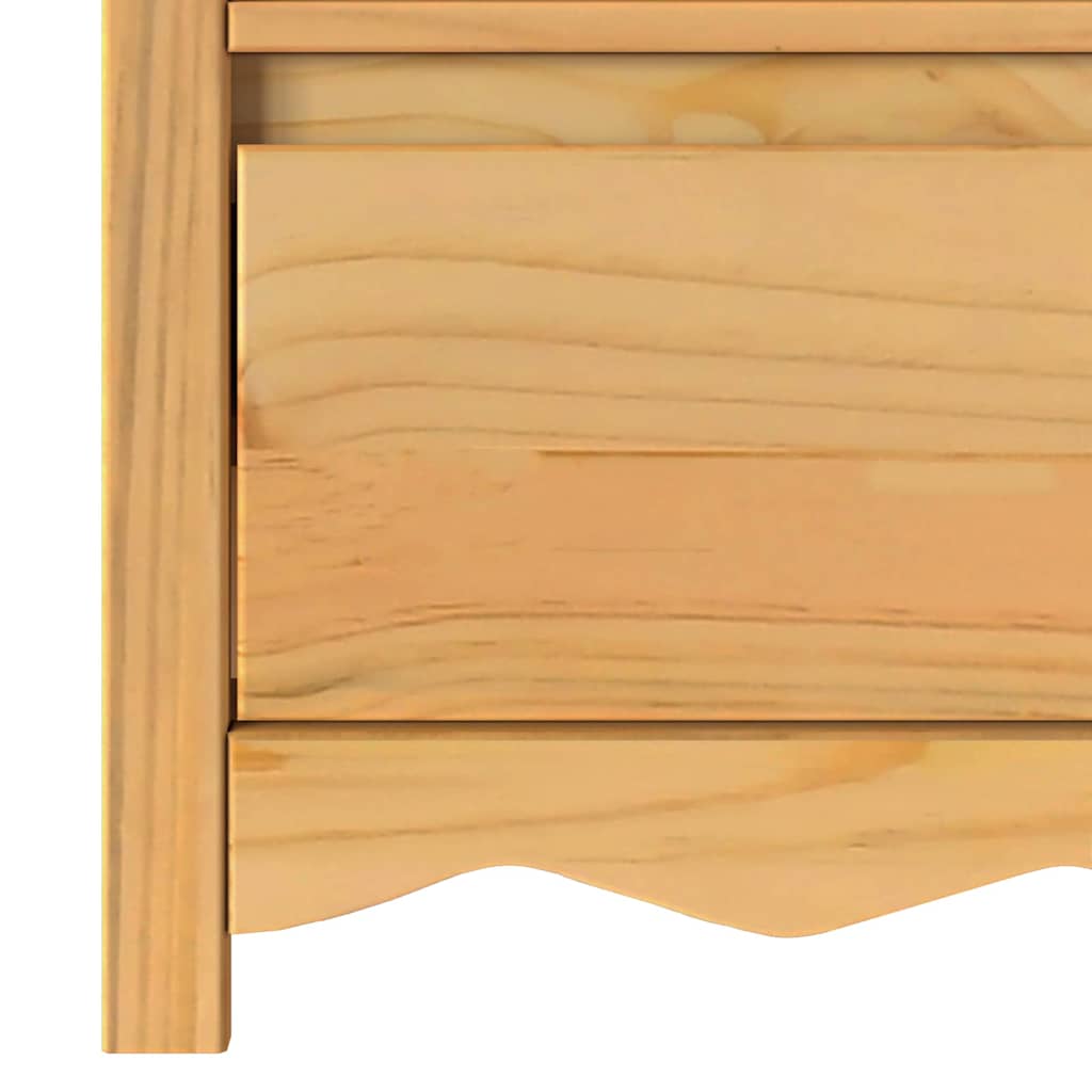 vidaXL TV-kast Drammen Eiken 99 x 43 x 55 cm Massief grenenhout