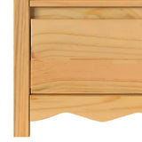 vidaXL TV-kast Drammen Eiken 99 x 43 x 55 cm Massief grenenhout
