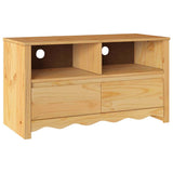 vidaXL TV-kast Drammen Eiken 99 x 43 x 55 cm Massief grenenhout