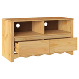 vidaXL TV-kast Drammen Eiken 99 x 43 x 55 cm Massief grenenhout
