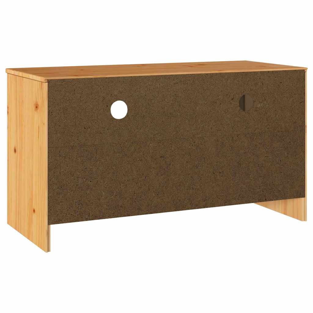 vidaXL TV-kast Drammen Eiken 99 x 43 x 55 cm Massief grenenhout