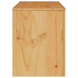 vidaXL TV-kast Drammen Eiken 99 x 43 x 55 cm Massief grenenhout