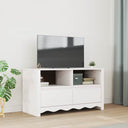 vidaXL TV-kast Drammen Eiken 99 x 43 x 55 cm Massief grenenhout