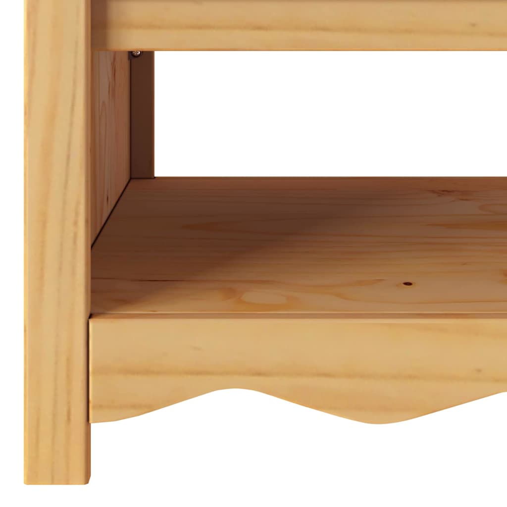 vidaXL Salontafel Drammen Eiken 99 x 55 x 45 cm Massief grenenhout