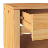 vidaXL Salontafel Drammen Eiken 99 x 55 x 45 cm Massief grenenhout
