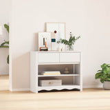 vidaXL Wandtafel Drammen Eiken 89,5 x 37 x 73 cm Massief grenenhout