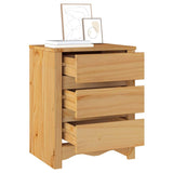 vidaXL Coffee Table Drammen Oak 45 x 35 x 56 cm Solid Pine Wood