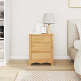 vidaXL Coffee Table Drammen Oak 45 x 35 x 56 cm Solid Pine Wood