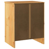 vidaXL Coffee Table Drammen Oak 45 x 35 x 56 cm Solid Pine Wood