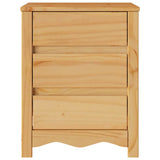 vidaXL Coffee Table Drammen Oak 45 x 35 x 56 cm Solid Pine Wood