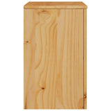 vidaXL Coffee Table Drammen Oak 45 x 35 x 56 cm Solid Pine Wood