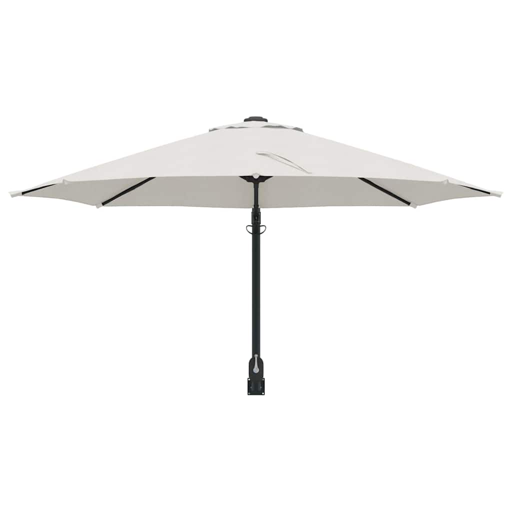 vidaXL Tuinparasol Zand 248 x 248 x 148 cm Polyester en Staal