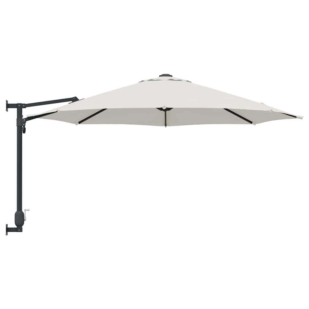 vidaXL Tuinparasol Zand 248 x 248 x 148 cm Polyester en Staal