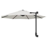 vidaXL Tuinparasol Zand 248 x 248 x 148 cm Polyester en Staal