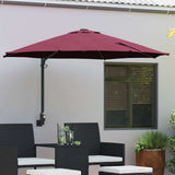 vidaXL Tuinparasol Zand 248 x 248 x 148 cm Polyester en Staal