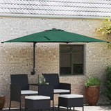 vidaXL Garden Parasol Sand 248.5 x 247.5 x 160 cm Polyester and Steel