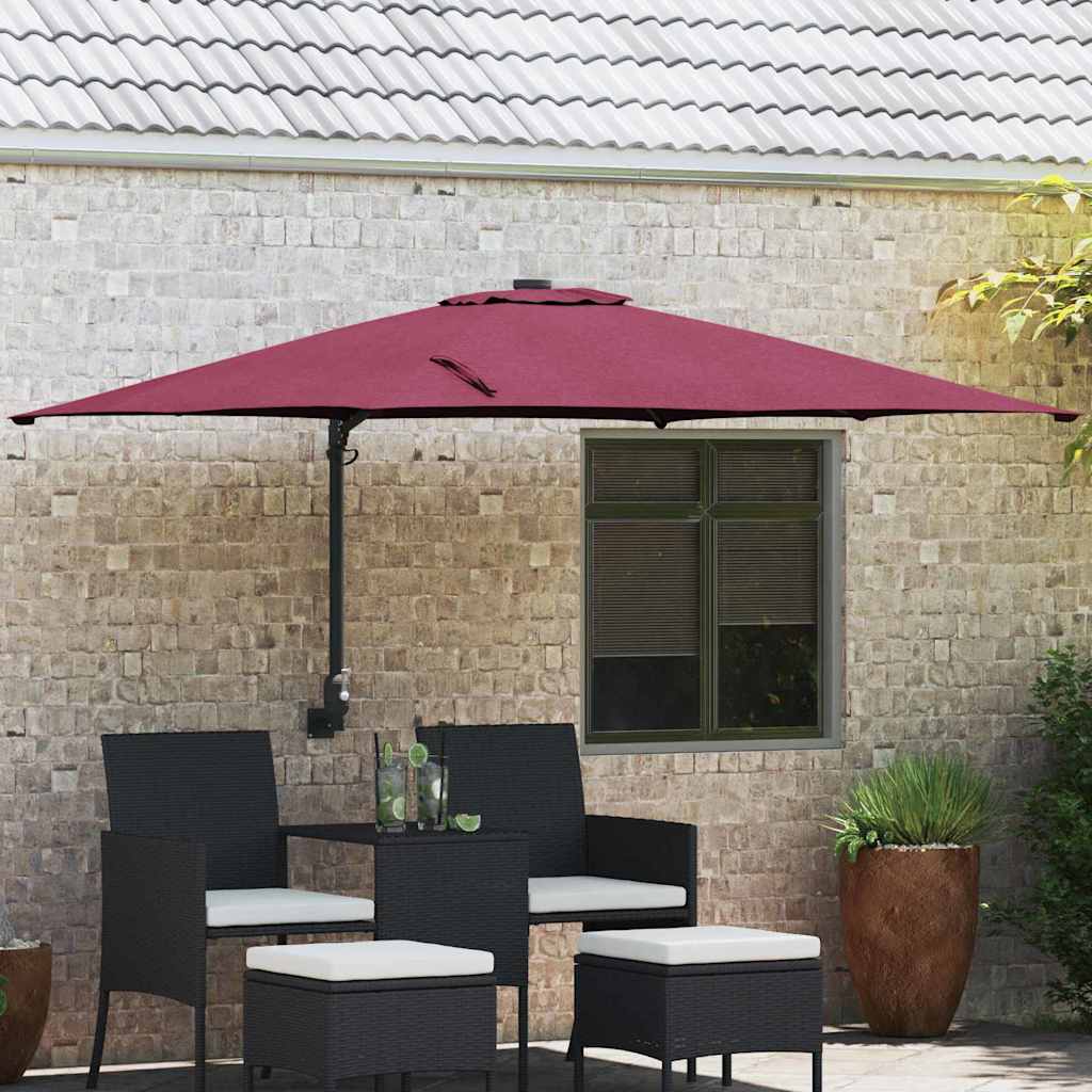 vidaXL Garden Parasol Sand 248.5 x 247.5 x 160 cm Polyester and Steel