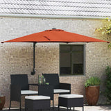 vidaXL Garden Parasol Sand 248.5 x 247.5 x 160 cm Polyester and Steel