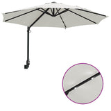 vidaXL Tuinparasol Zand 248 x 248 x 148 cm Polyester en Staal