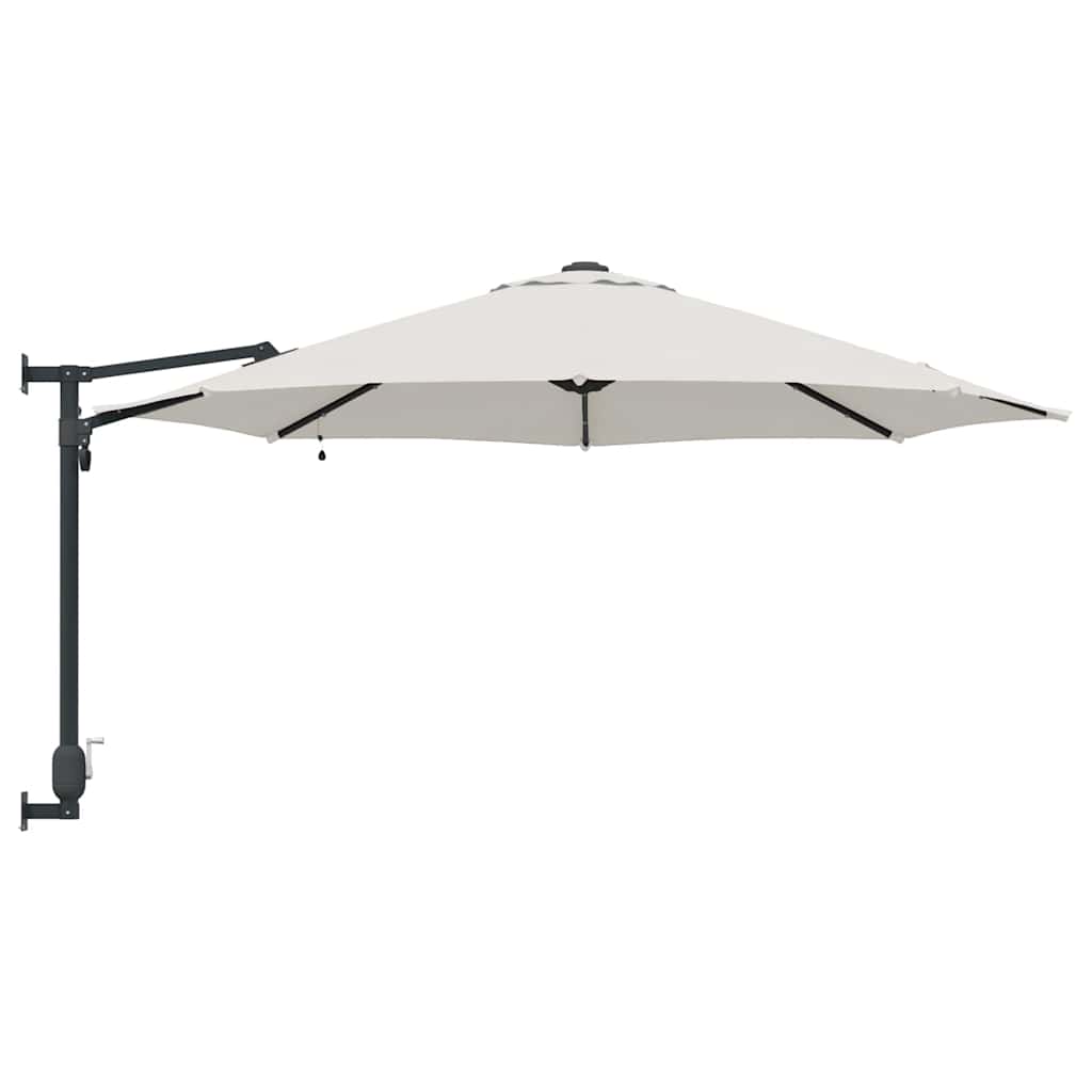 vidaXL Tuinparasol Zand 248 x 248 x 148 cm Polyester en Staal