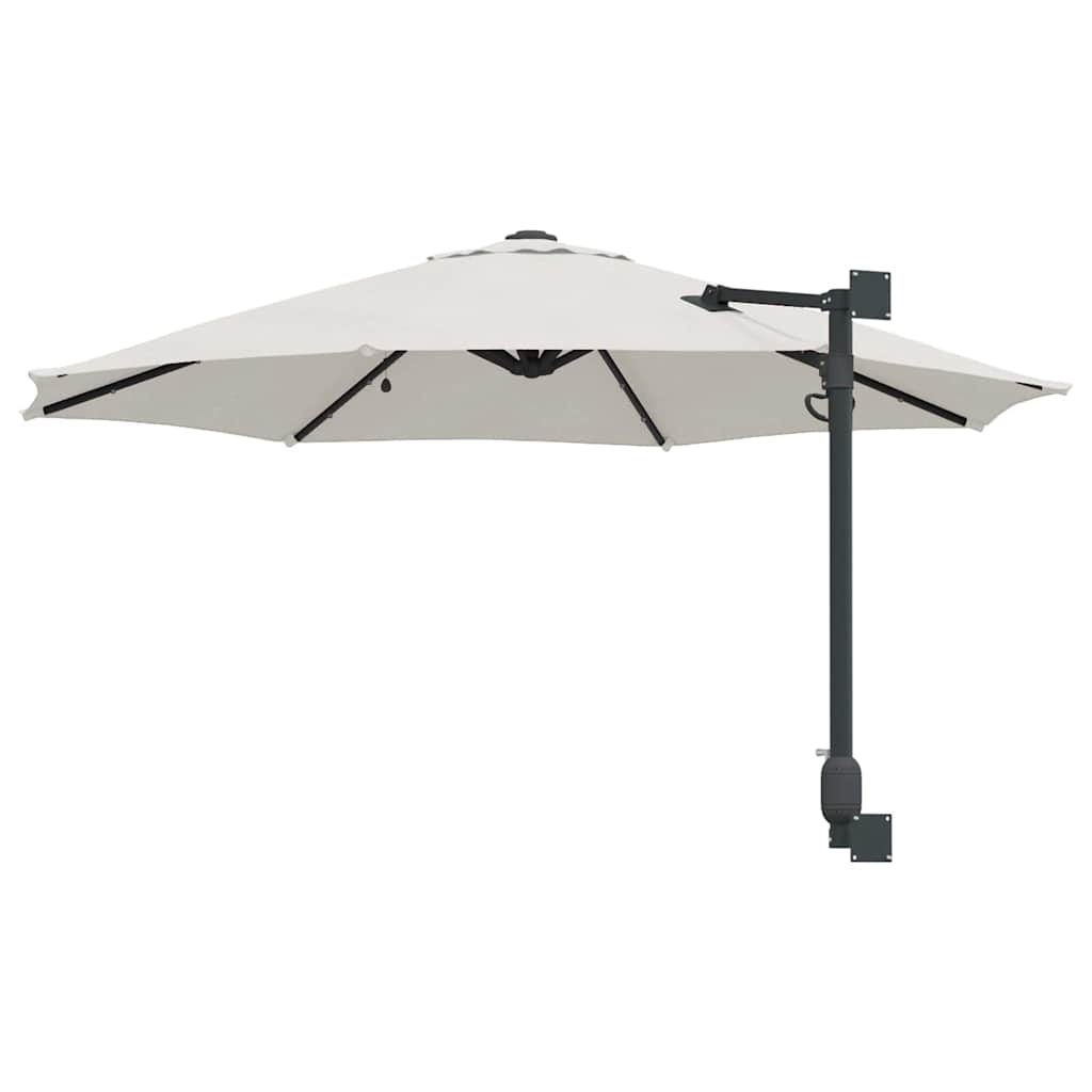vidaXL Tuinparasol Zand 248 x 248 x 148 cm Polyester en Staal