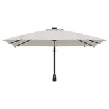 vidaXL Tuinparasol Zand 248,5 x 247,5 x 160 cm Polyester en Staal