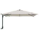 vidaXL Tuinparasol Zand 248,5 x 247,5 x 160 cm Polyester en Staal