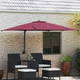 vidaXL Tuinparasol Zand 248,5 x 247,5 x 160 cm Polyester en Staal