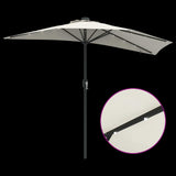 vidaXL Tuinparasol Zand 294 x 150 x 223 cm Polyester en Staal