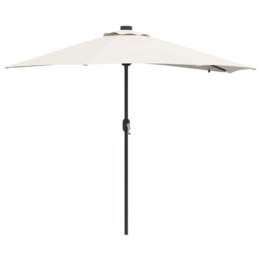 vidaXL Tuinparasol Zand 294 x 150 x 223 cm Polyester en Staal