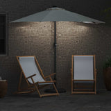 vidaXL Tuinparasol Zand 294 x 150 x 223 cm Polyester en Staal