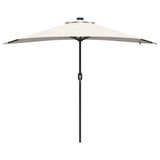 vidaXL Tuinparasol Zand 294 x 150 x 223 cm Polyester en Staal