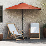 vidaXL Tuinparasol Zand 294 x 150 x 223 cm Polyester en Staal