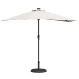 vidaXL Tuinparasol Zand 294 x 150 x 224 cm Polyester en Staal