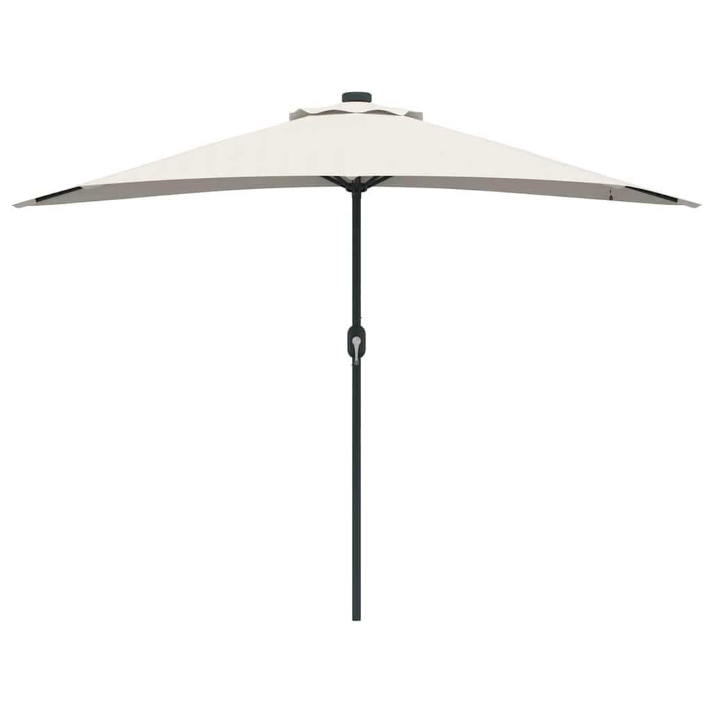 vidaXL Tuinparasol Zand 294 x 150 x 224 cm Polyester en Staal