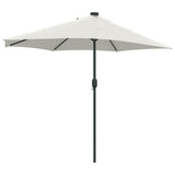 vidaXL Tuinparasol Zand 294 x 150 x 224 cm Polyester en Staal