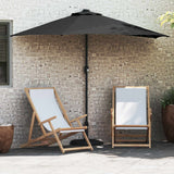vidaXL Tuinparasol Zand 294 x 150 x 224 cm Polyester en Staal